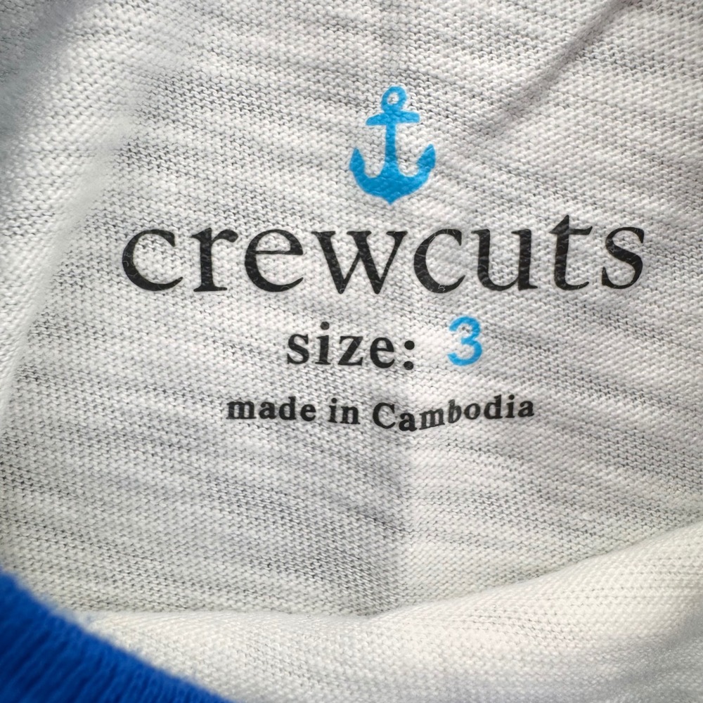 Crewcuts Boys Size 3 Long Sleeve T Shirt Rock Around the Xmas Tree Holiday - Picture 3 of 4